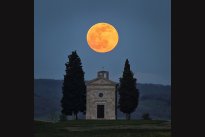 Tuscany full moon