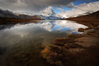 Matterhorn v oblacích