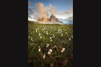 Letní Tre Cime di Lavaredo