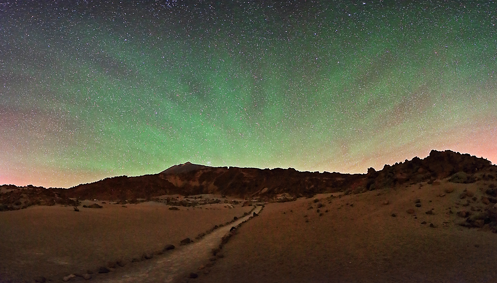 Airglow nad Teide