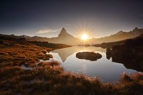 Sunset at Stellisee