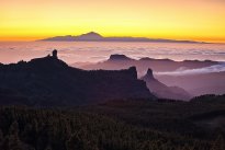 Západ z vrcholu Gran Canaria