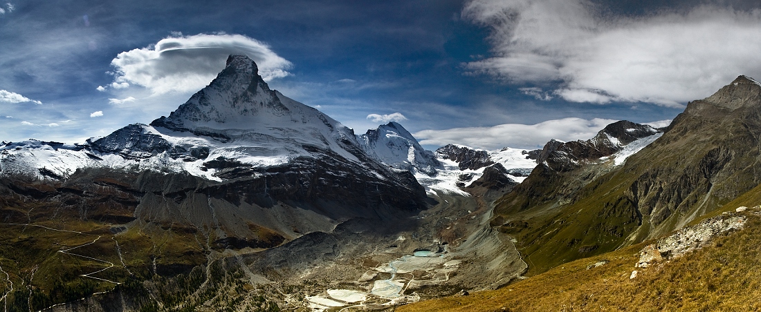 Matterhorn 4478m, Walliské Alpy