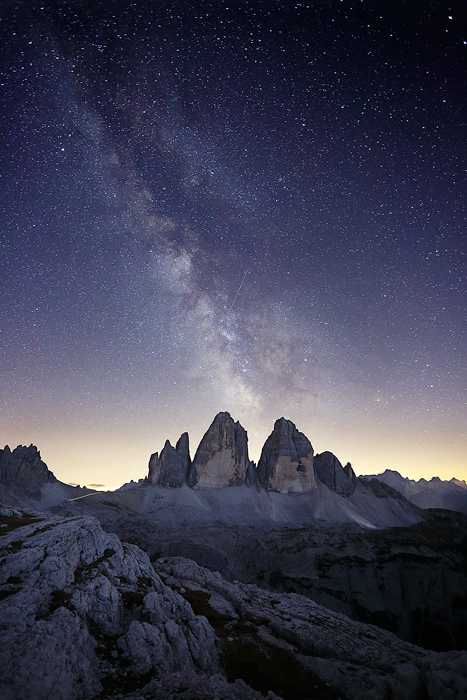 Tre Cime milky way