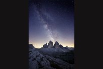 Tre Cime milky way