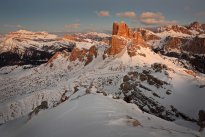 Monte Averau in winter