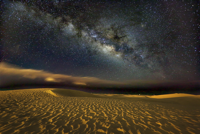 Mléčná dráha v dunách