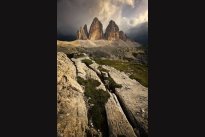 Letní Tre Cime di Lavaredo