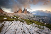 Letní Tre Cime di Lavaredo